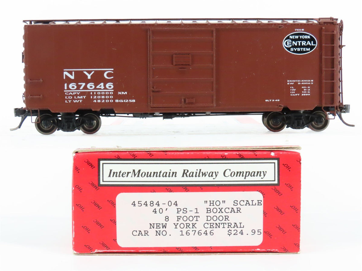 HO Scale Intermountain 45484-04 NYC New York Central 40&#39; PS-1 Boxcar #167646