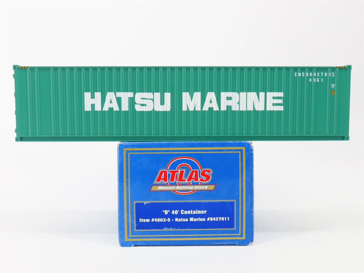 O Scale Atlas 4003-5 EMCU Hatsu Marine 40&#39; Intermodal Container #9427011