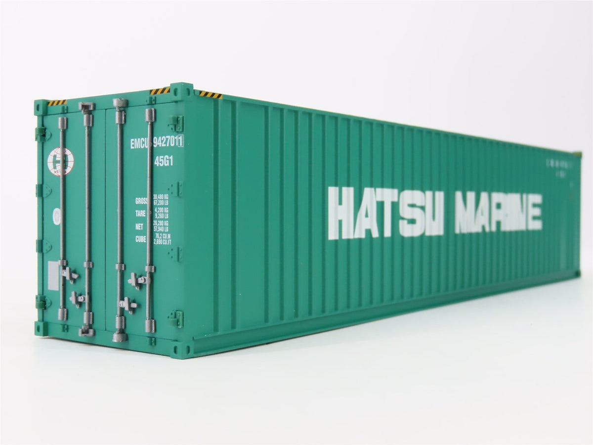 O Scale Atlas 4003-5 EMCU Hatsu Marine 40&#39; Intermodal Container #9427011