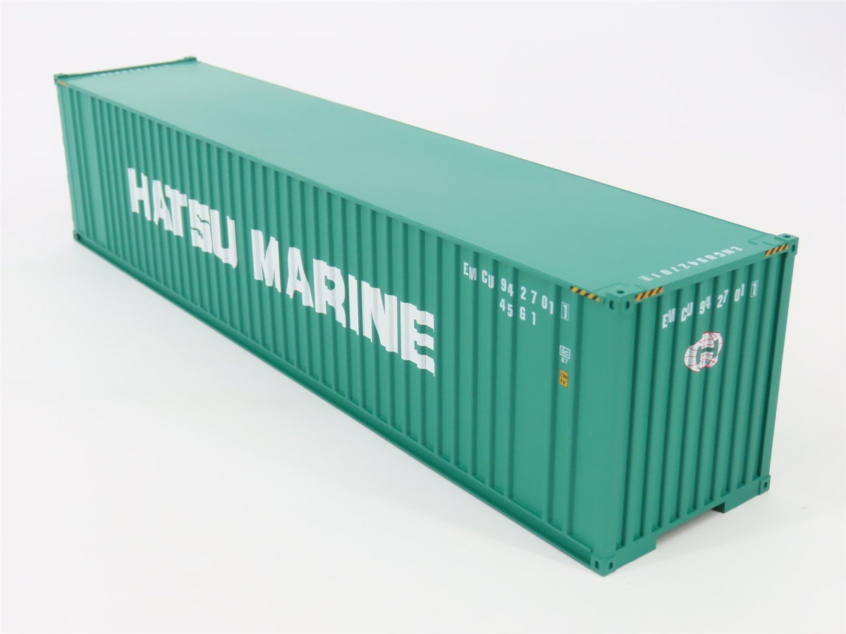 O Scale Atlas 4003-5 EMCU Hatsu Marine 40&#39; Intermodal Container #9427011