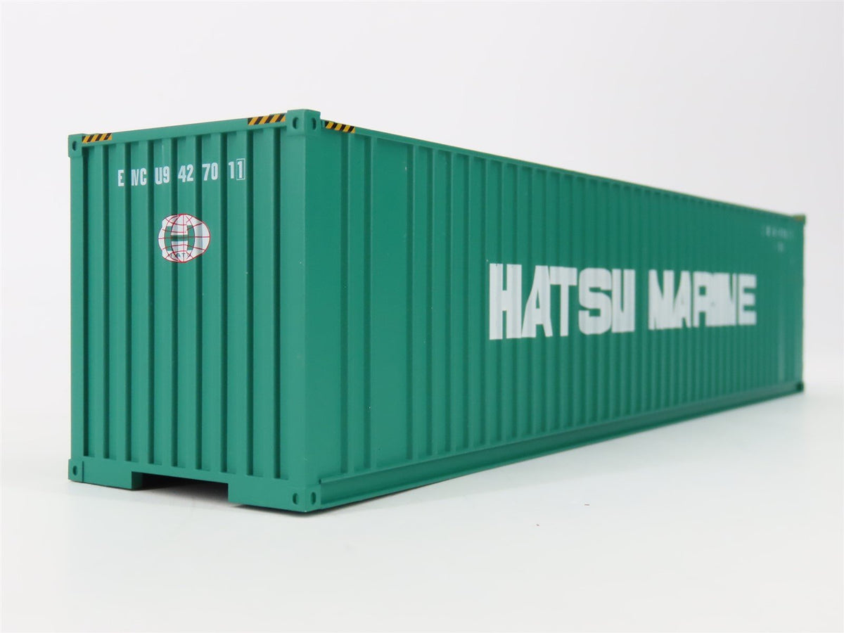 O Scale Atlas 4003-5 EMCU Hatsu Marine 40&#39; Intermodal Container #9427011