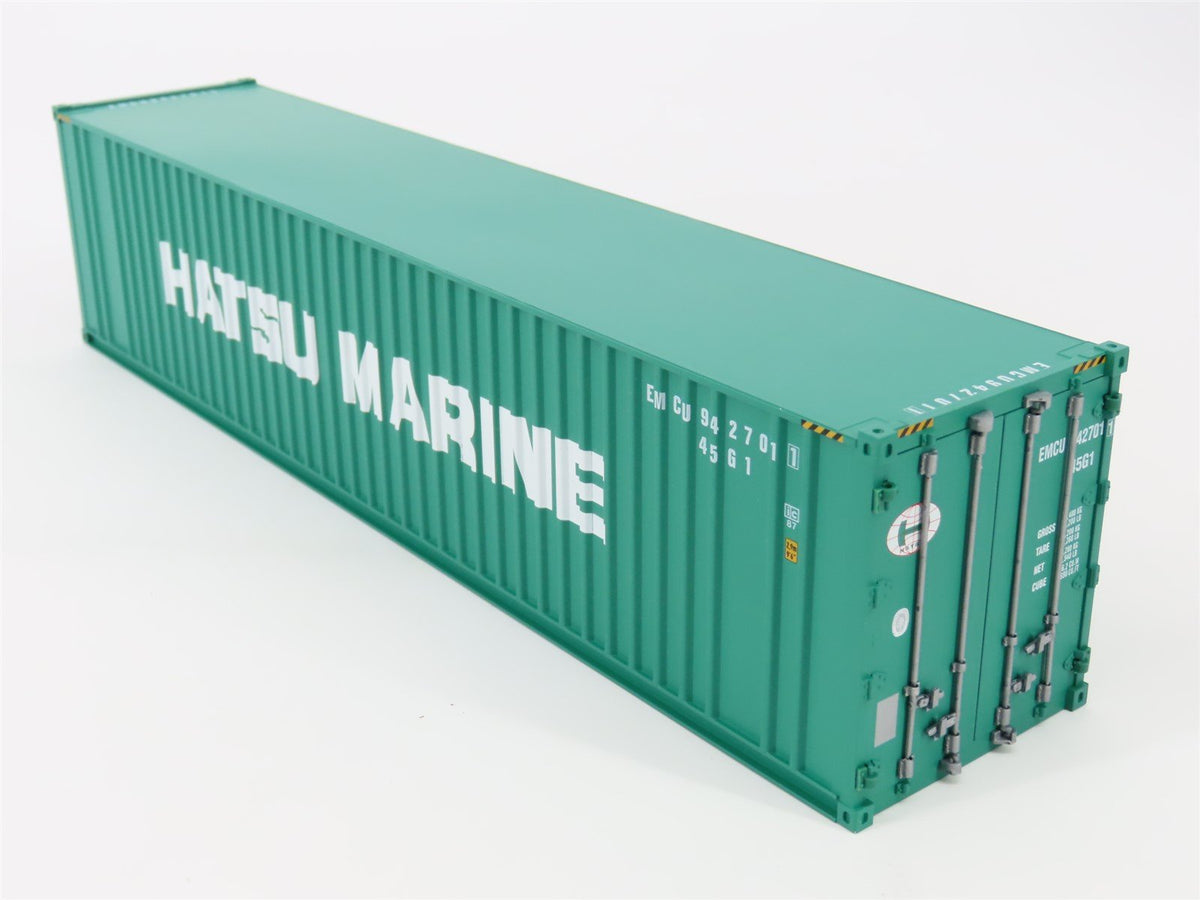 O Scale Atlas 4003-5 EMCU Hatsu Marine 40&#39; Intermodal Container #9427011