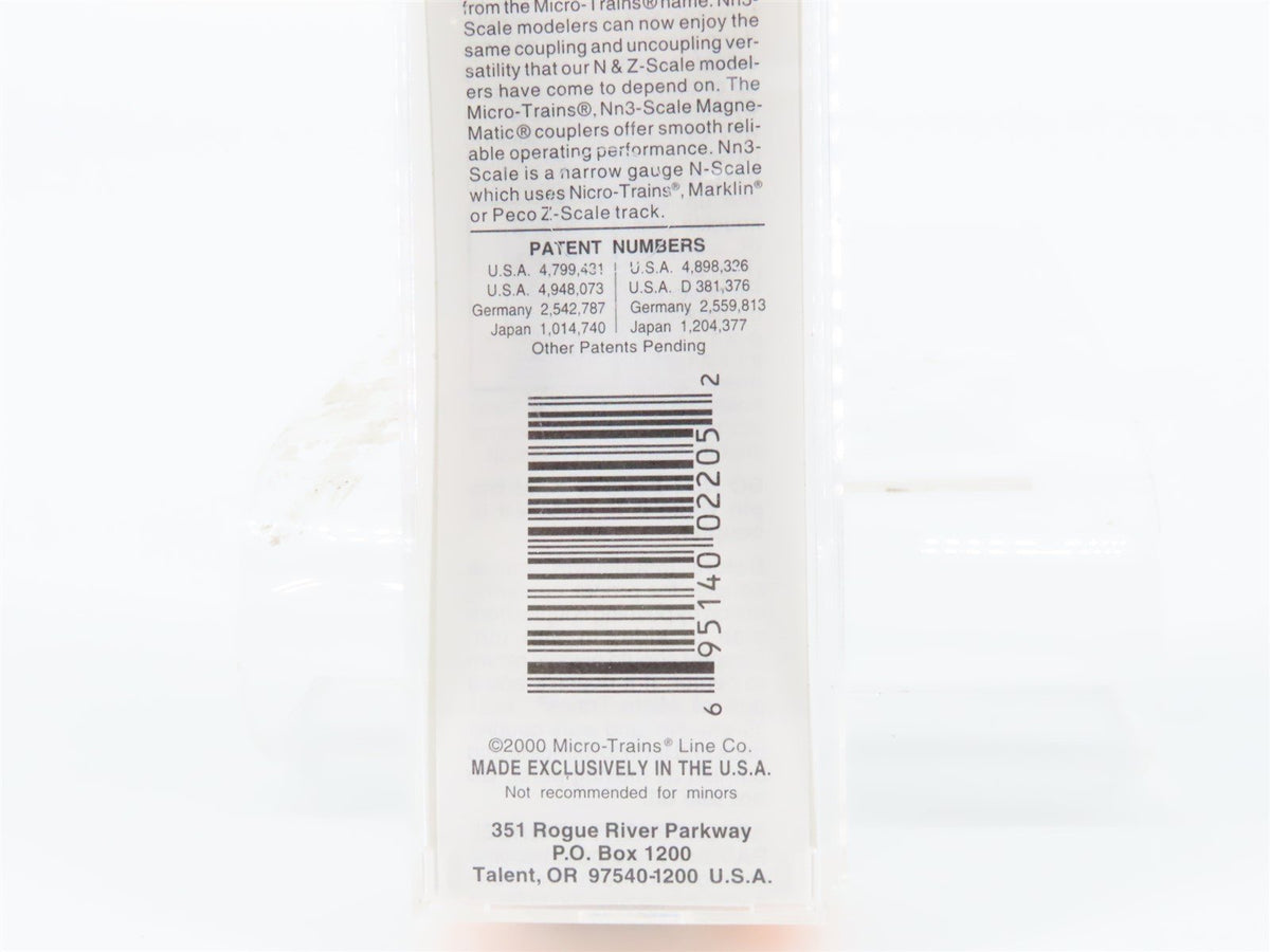 Nn3 Scale Micro-Trains MTL 15113 RGS Rio Grande Southern 30&#39; Box Car #8512