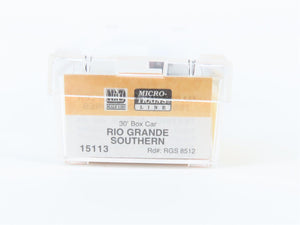 Nn3 Scale Micro-Trains MTL 15113 RGS Rio Grande Southern 30' Box Car #8512