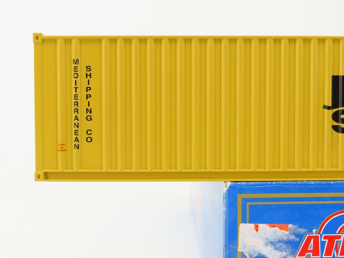 O Scale Atlas 4009-2 MSCU Mediterranean Shipping Co. 40&#39; Container #7029342