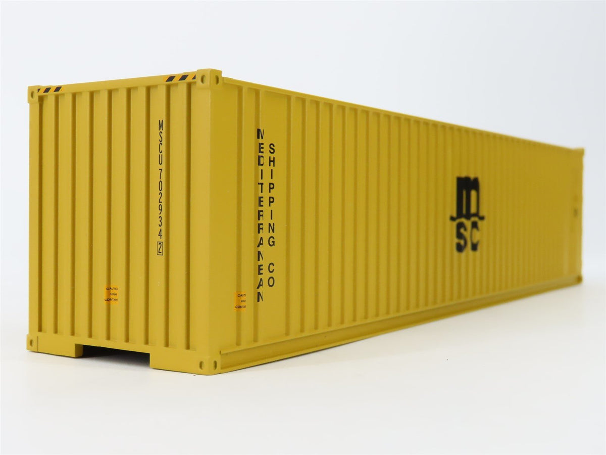 O Scale Atlas 4009-2 MSCU Mediterranean Shipping Co. 40&#39; Container #7029342