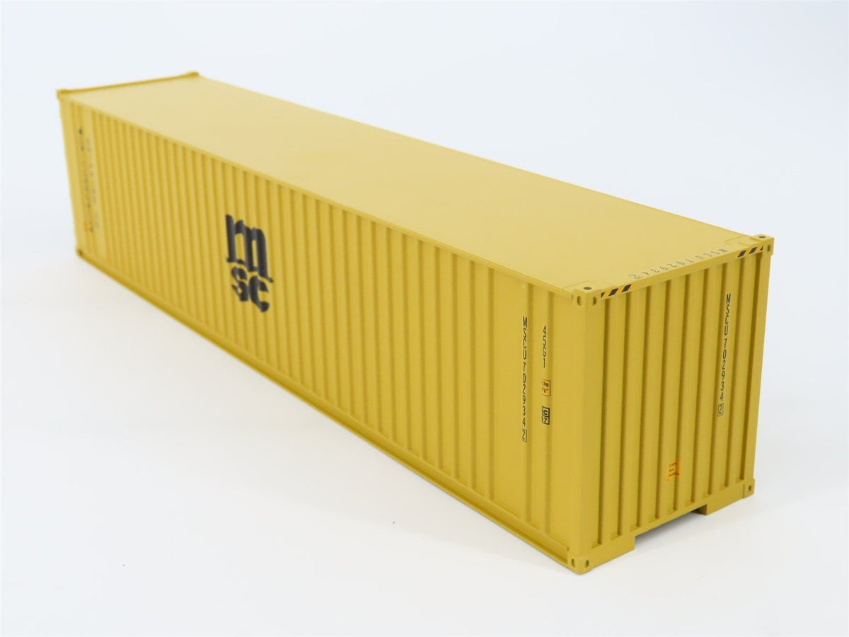 O Scale Atlas 4009-2 MSCU Mediterranean Shipping Co. 40&#39; Container #7029342