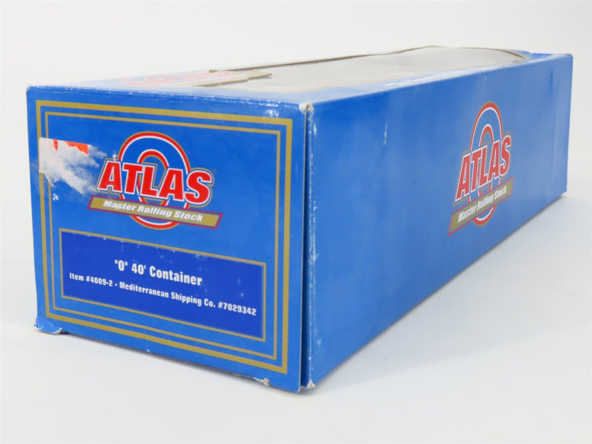 O Scale Atlas 4009-2 MSCU Mediterranean Shipping Co. 40&#39; Container #7029342