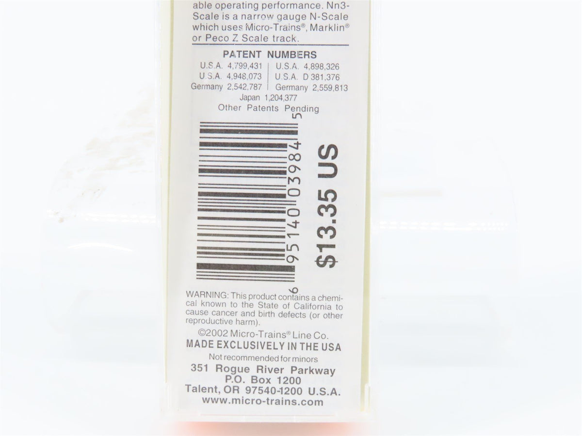 Nn3 Scale Micro-Trains MTL 15103 OR&amp;L Oahu Railway &amp; Land Co. Box Car #325