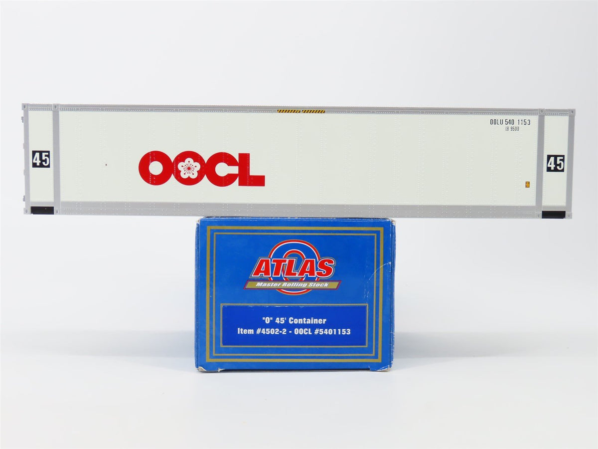 O Scale Atlas 4502-2 OOLU OOCL 45&#39; Intermodal Container #5401153