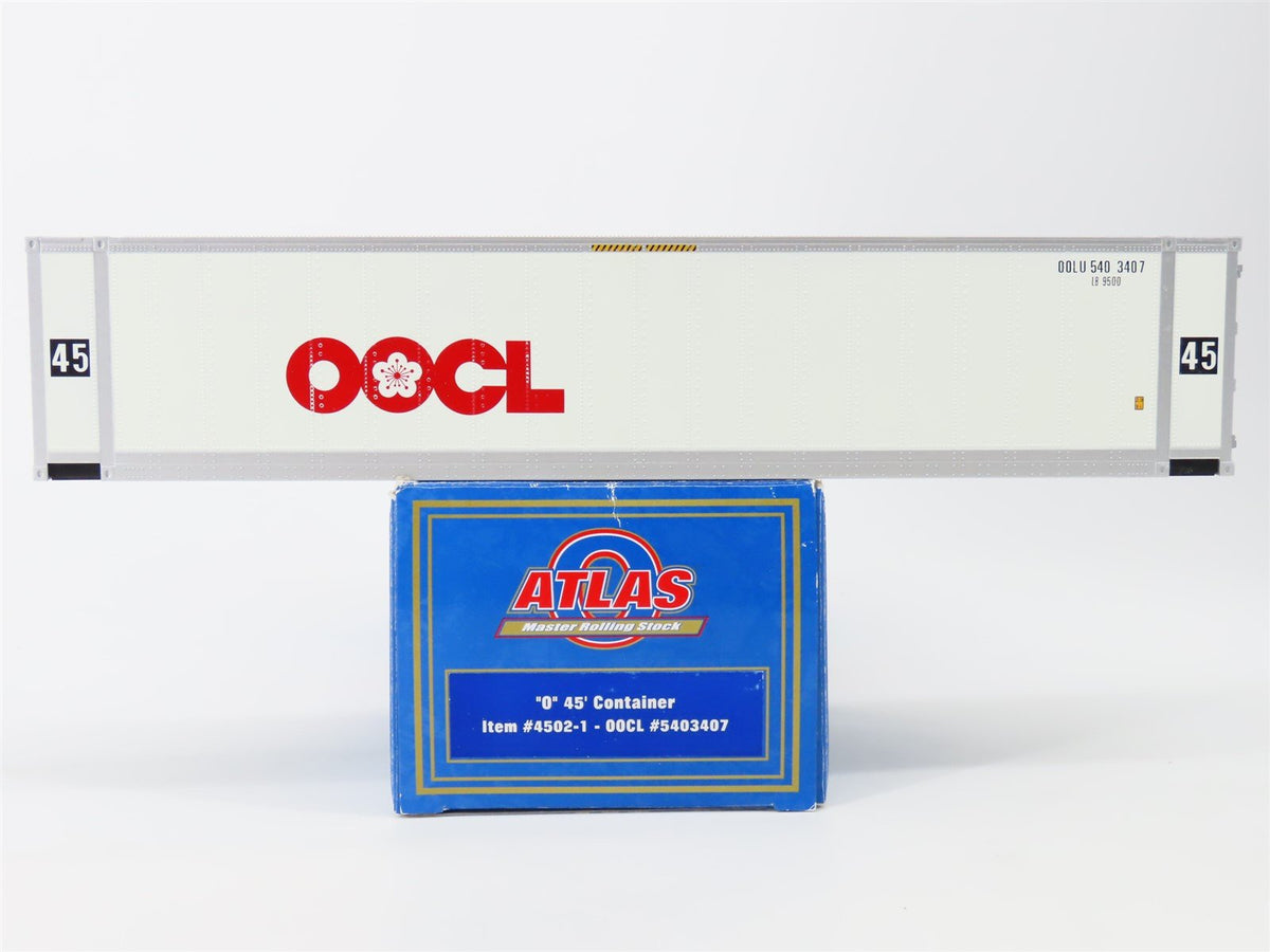 O Scale Atlas 4502-1 OOLU OOCL 45&#39; Intermodal Container #5403407