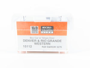 Nn3 Scale Micro-Trains MTL 15112 D&RGW Rio Grande Single Door Box Car #3276