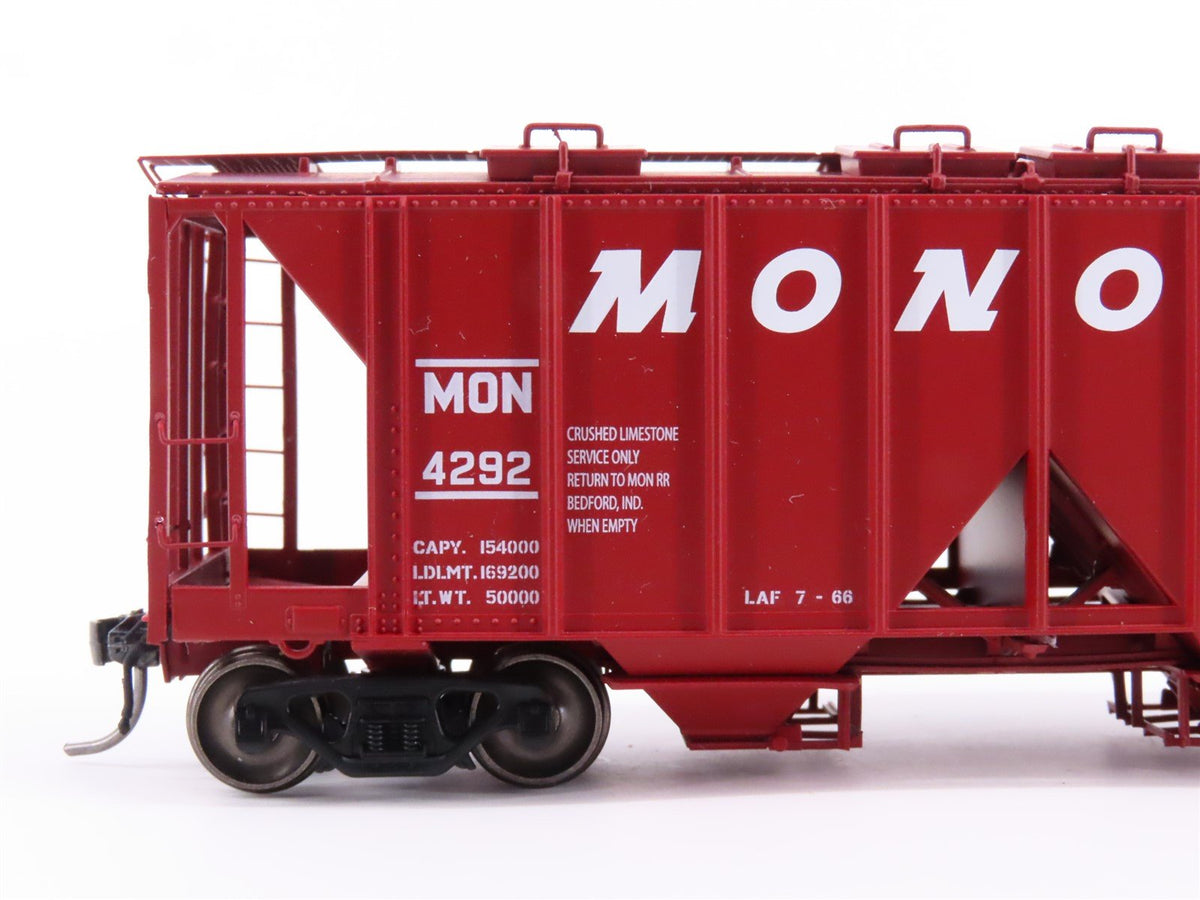 HO Scale Intermountain 48662-05 MON Monon &quot;Hoosier Line&quot; 2-Bay Hopper Car #4292