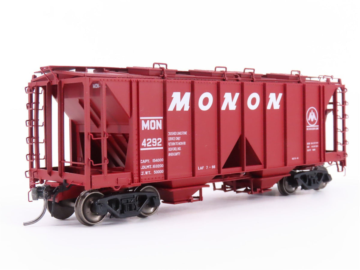 HO Scale Intermountain 48662-05 MON Monon &quot;Hoosier Line&quot; 2-Bay Hopper Car #4292