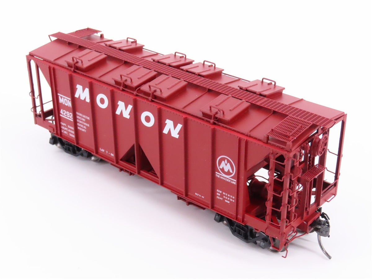 HO Scale Intermountain 48662-05 MON Monon &quot;Hoosier Line&quot; 2-Bay Hopper Car #4292