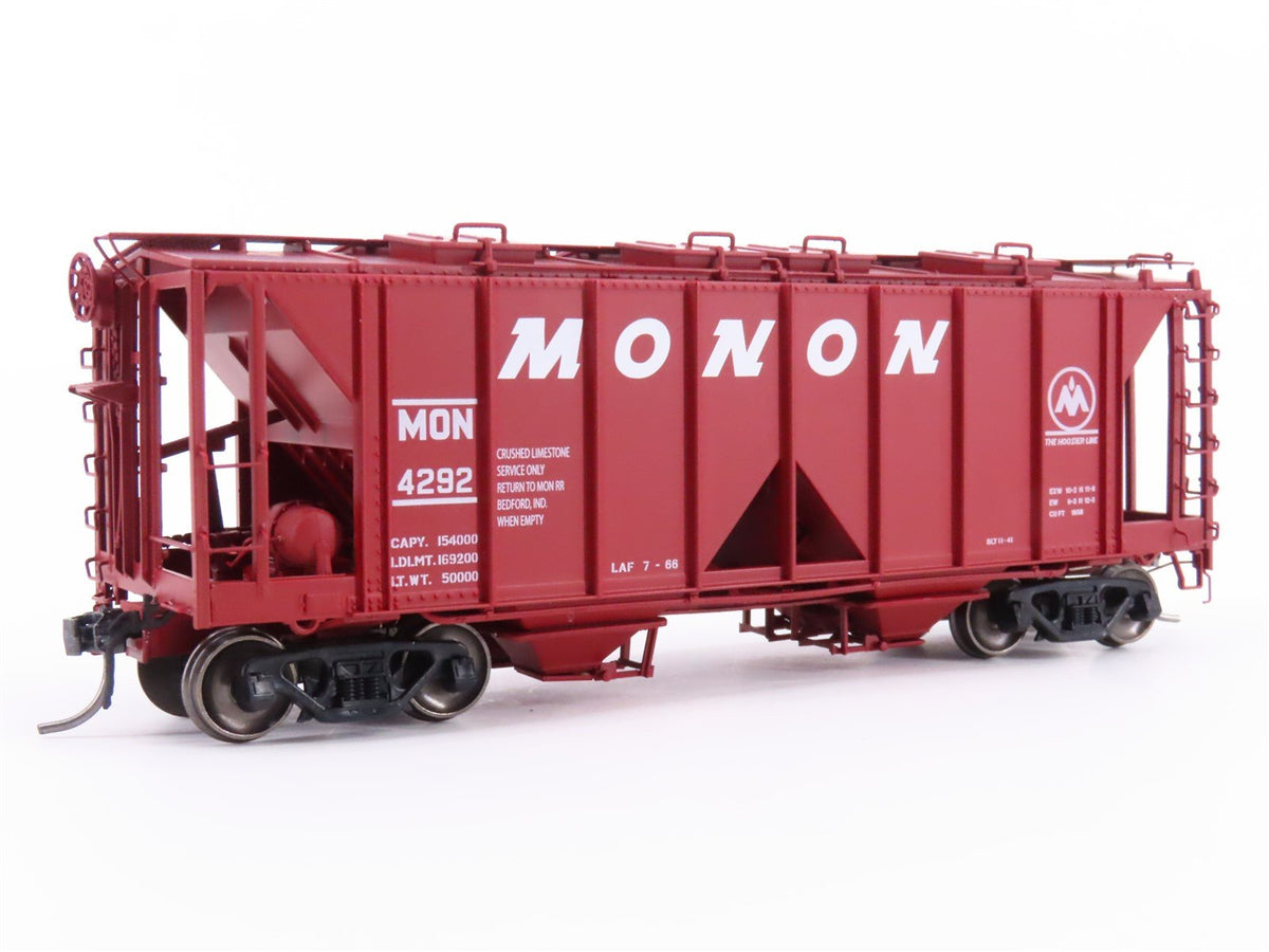 HO Scale Intermountain 48662-05 MON Monon &quot;Hoosier Line&quot; 2-Bay Hopper Car #4292