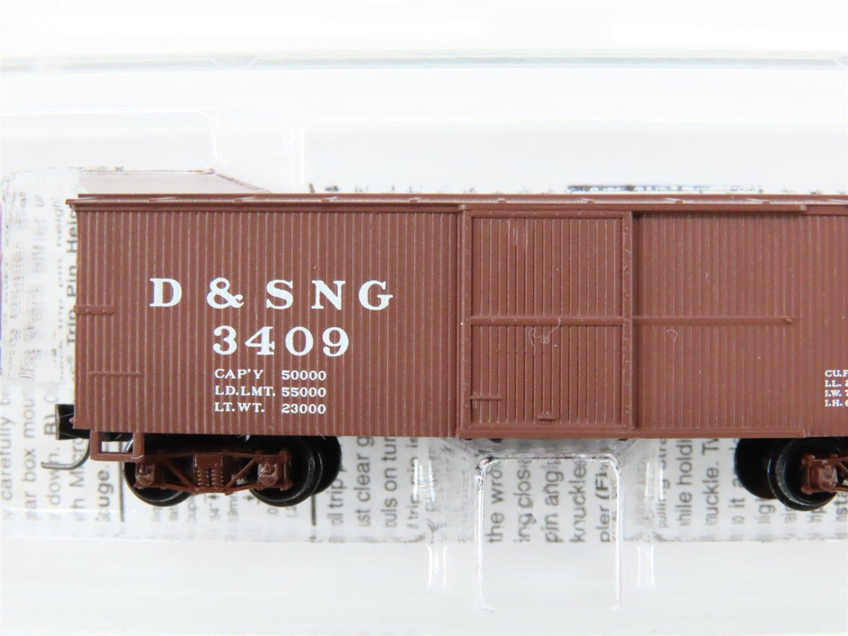 Nn3 Scale Micro-Trains MTL 80000050 D&amp;SNG Durango &amp; Silverton Box Car #3409