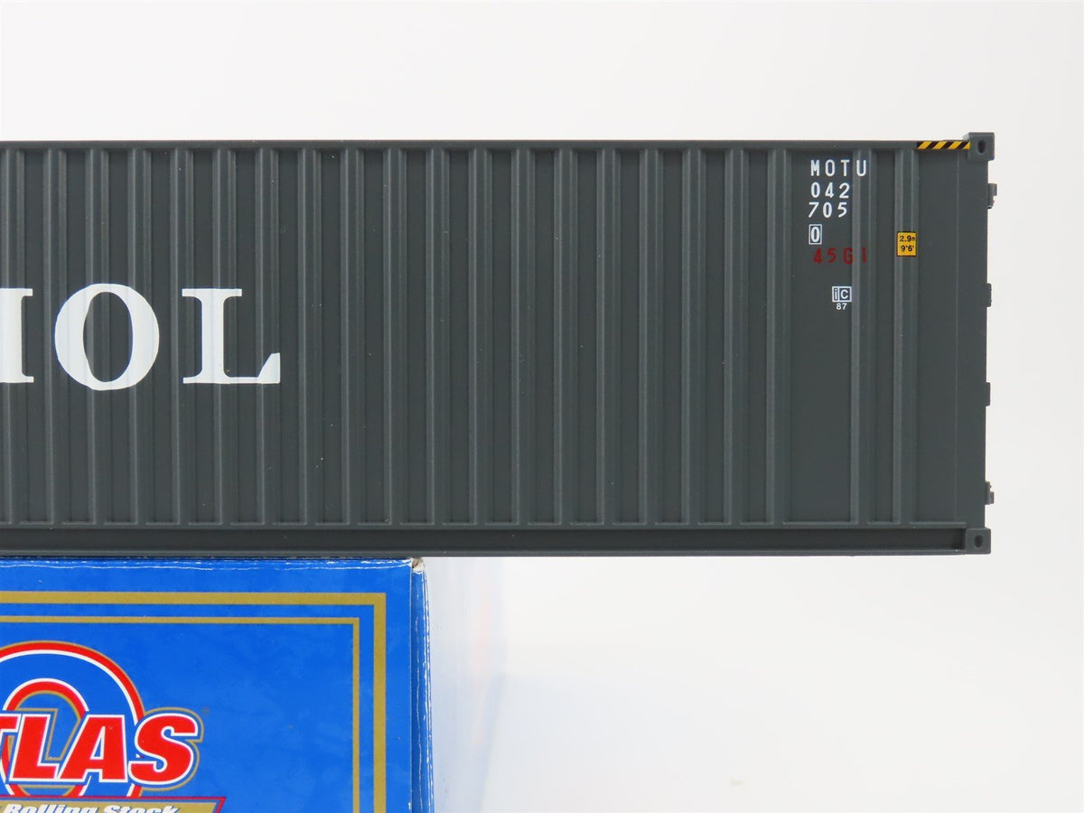 O Scale Atlas 4010-6 MOTU MOL 40&#39; Intermodal Container #0427050