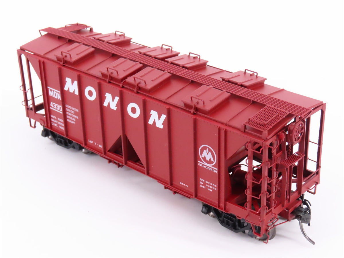 HO Scale Intermountain 48662-06 MON Monon &quot;Hoosier Line&quot; 2-Bay Hopper Car #4330