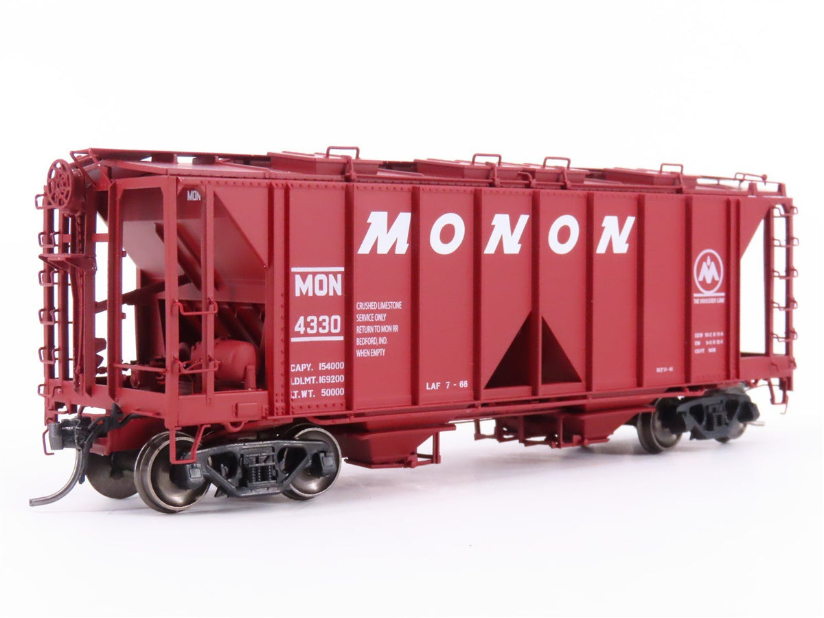 HO Scale Intermountain 48662-06 MON Monon &quot;Hoosier Line&quot; 2-Bay Hopper Car #4330