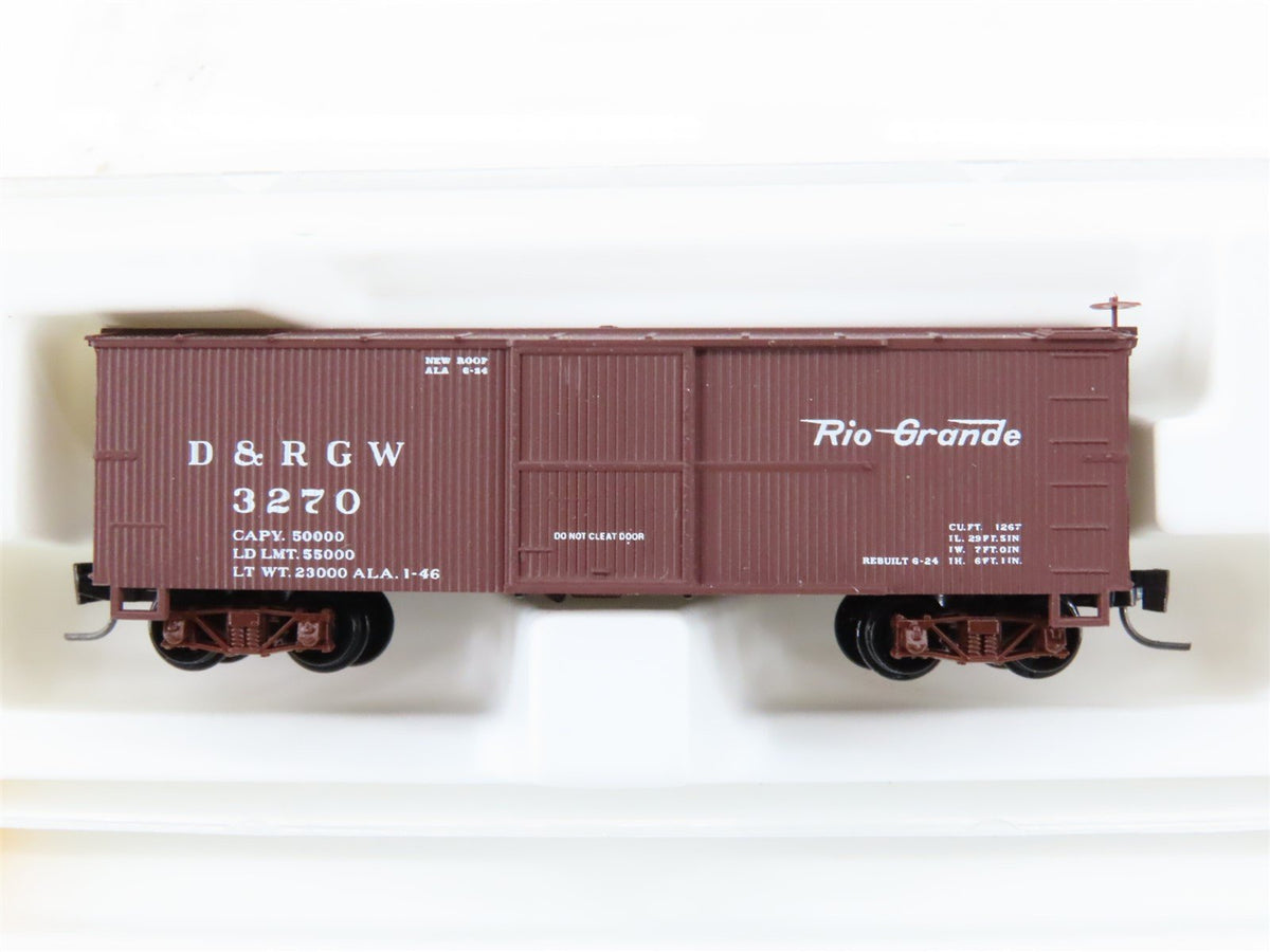 Nn3 Scale Micro-Trains MTL 15112 D&amp;RGW Rio Grande 30&#39; Single Door Box Car #3270