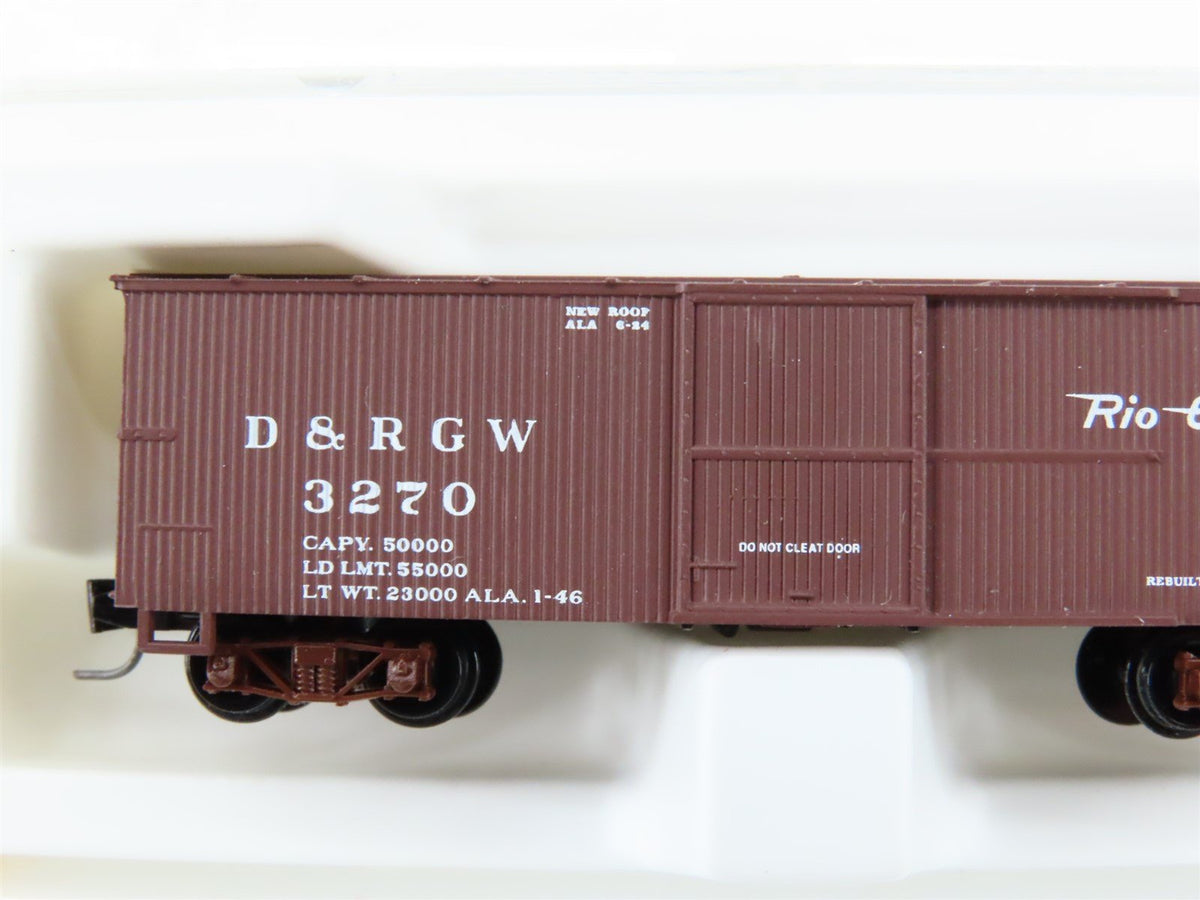 Nn3 Scale Micro-Trains MTL 15112 D&amp;RGW Rio Grande 30&#39; Single Door Box Car #3270