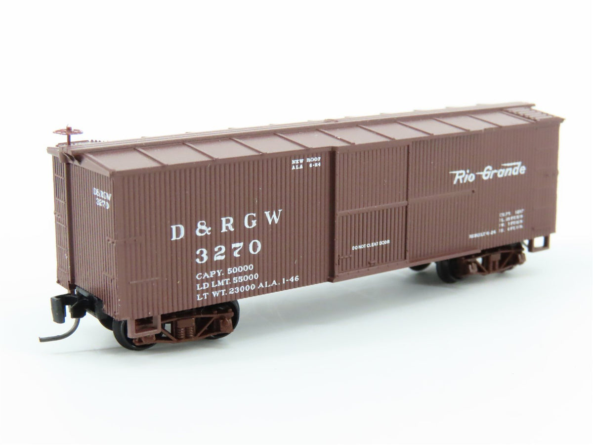 Nn3 Scale Micro-Trains MTL 15112 D&amp;RGW Rio Grande 30&#39; Single Door Box Car #3270