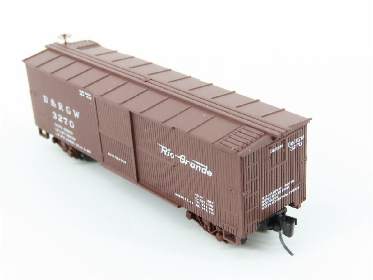 Nn3 Scale Micro-Trains MTL 15112 D&amp;RGW Rio Grande 30&#39; Single Door Box Car #3270