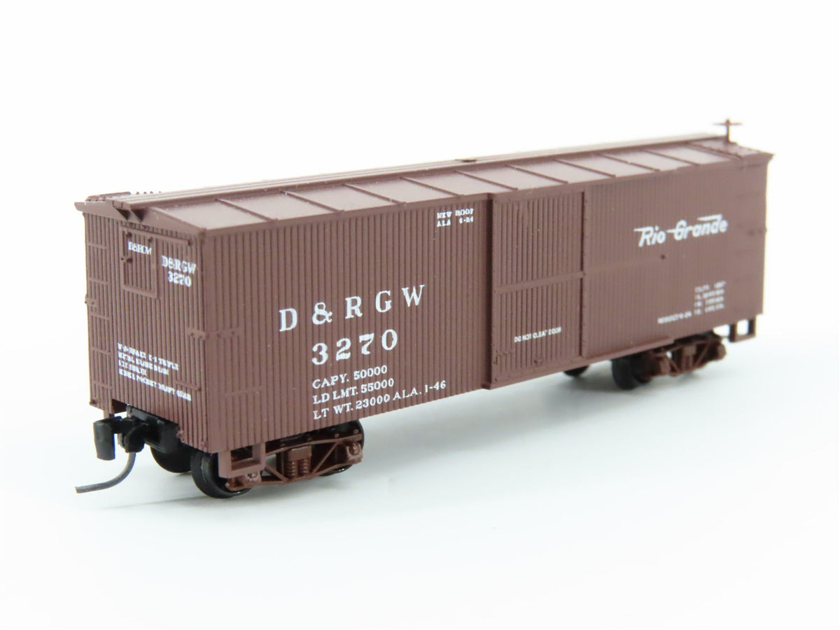 Nn3 Scale Micro-Trains MTL 15112 D&amp;RGW Rio Grande 30&#39; Single Door Box Car #3270