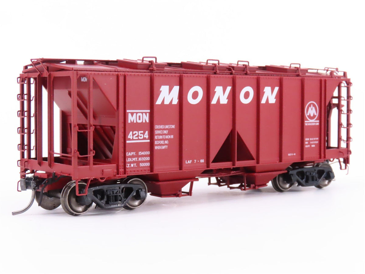 HO Scale Intermountain 48662-03 MON Monon &quot;Hoosier Line&quot; 2-Bay Hopper Car #4254