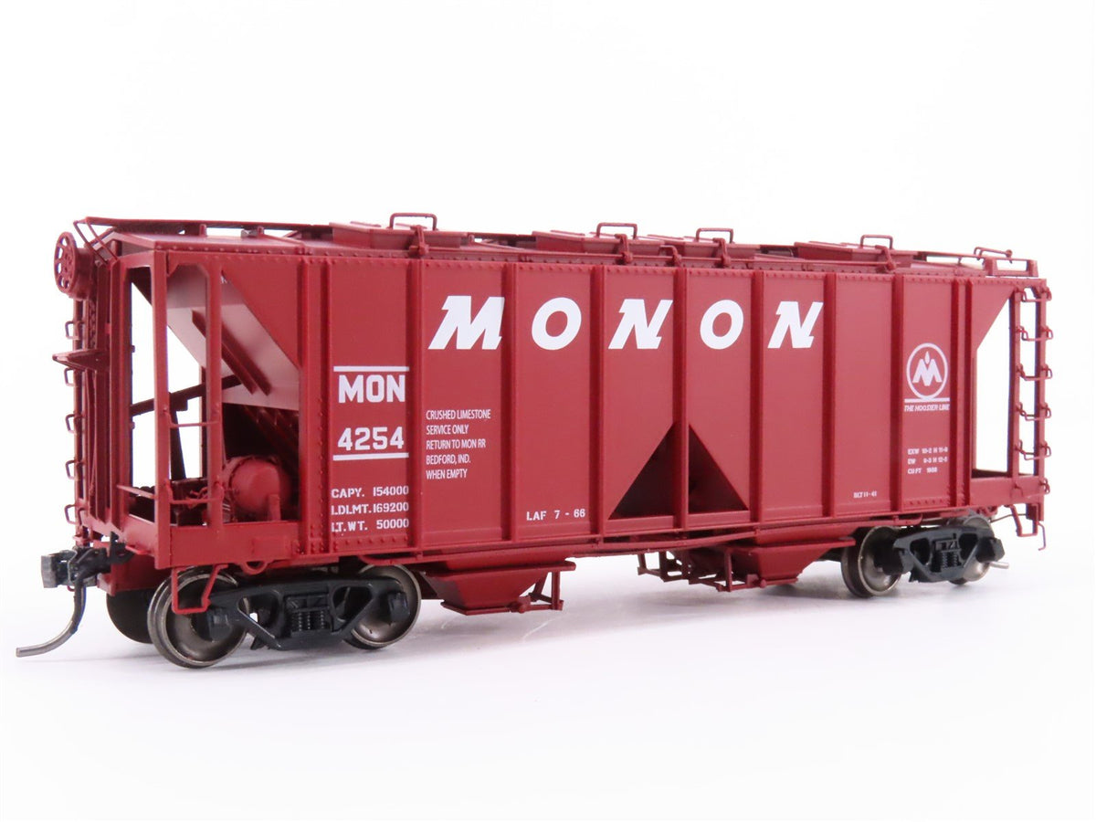 HO Scale Intermountain 48662-03 MON Monon &quot;Hoosier Line&quot; 2-Bay Hopper Car #4254