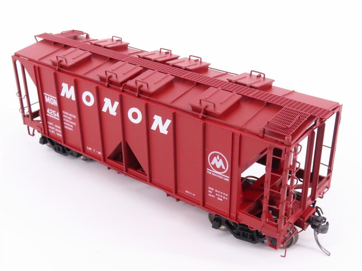 HO Scale Intermountain 48662-03 MON Monon &quot;Hoosier Line&quot; 2-Bay Hopper Car #4254