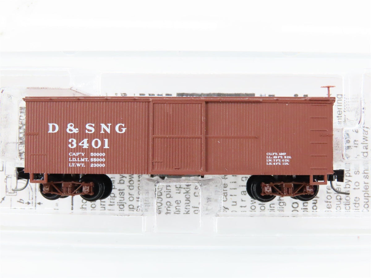 Nn3 Scale Micro-Trains MTL 80000050 D&amp;SNG Durango &amp; Silverton Box Car #3401