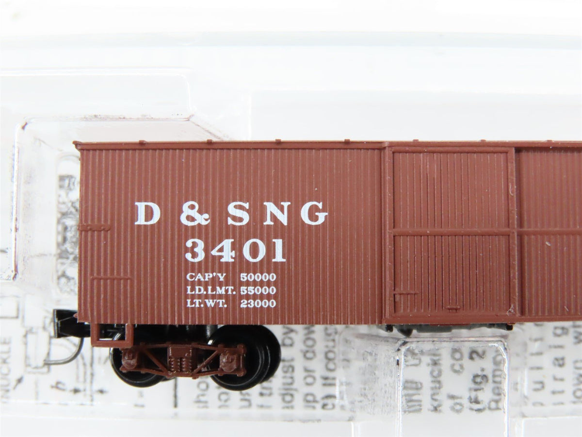 Nn3 Scale Micro-Trains MTL 80000050 D&amp;SNG Durango &amp; Silverton Box Car #3401