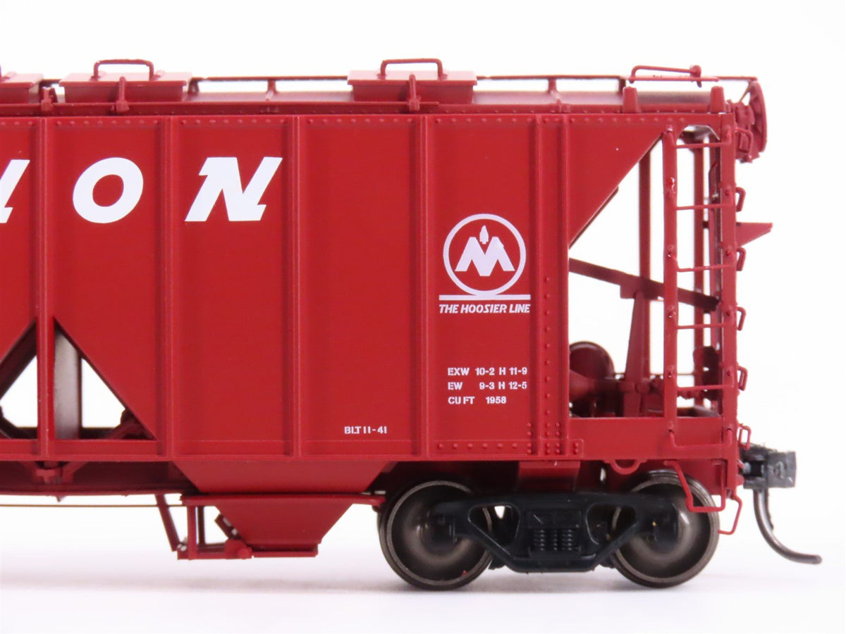 HO Scale Intermountain 48662-04 MON Monon &quot;Hoosier Line&quot; 2-Bay Hopper Car #4273