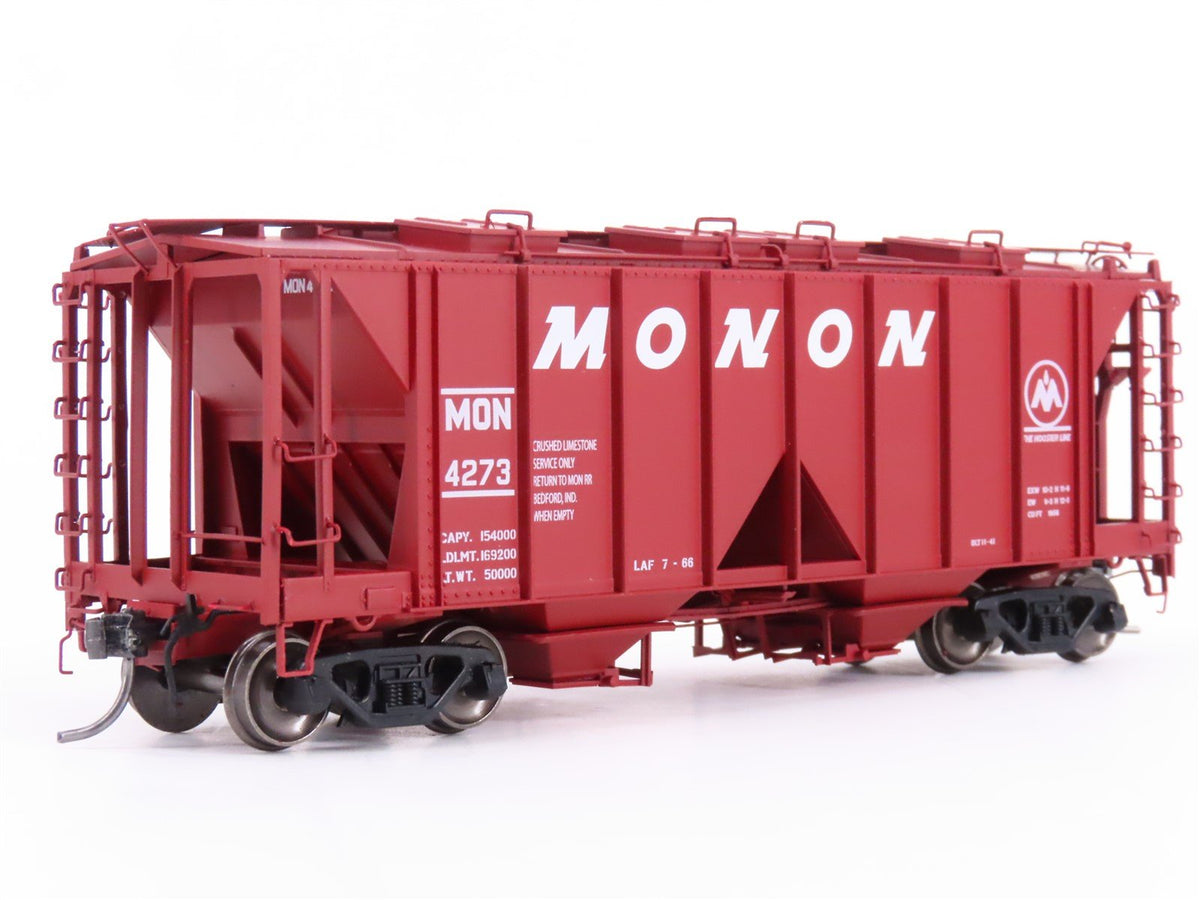 HO Scale Intermountain 48662-04 MON Monon &quot;Hoosier Line&quot; 2-Bay Hopper Car #4273