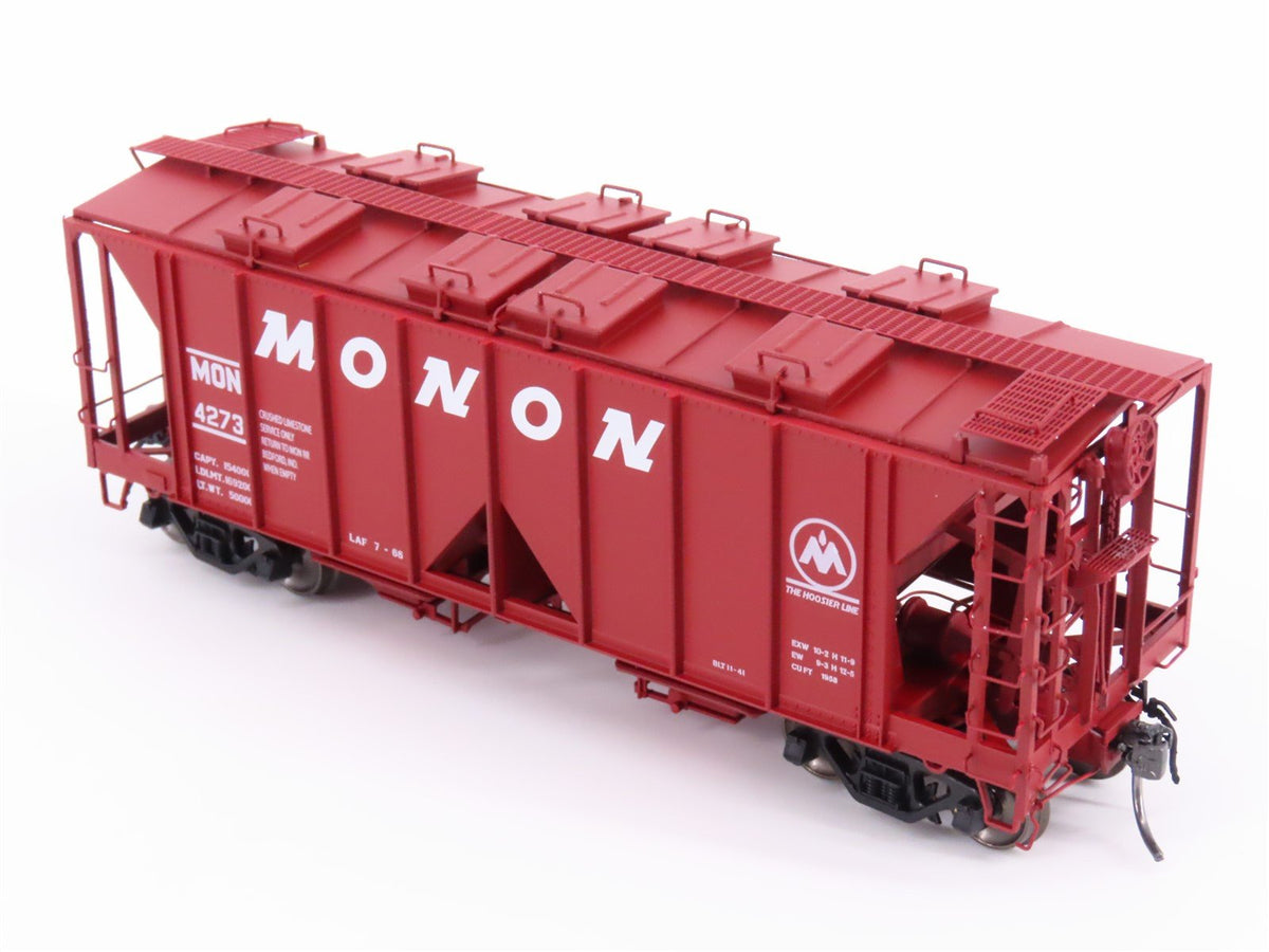 HO Scale Intermountain 48662-04 MON Monon &quot;Hoosier Line&quot; 2-Bay Hopper Car #4273