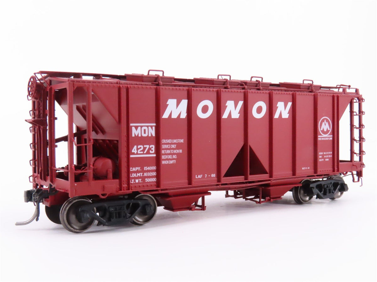 HO Scale Intermountain 48662-04 MON Monon &quot;Hoosier Line&quot; 2-Bay Hopper Car #4273