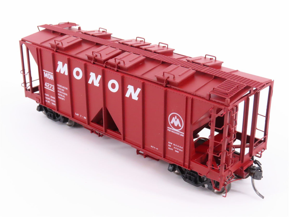 HO Scale Intermountain 48662-04 MON Monon &quot;Hoosier Line&quot; 2-Bay Hopper Car #4273