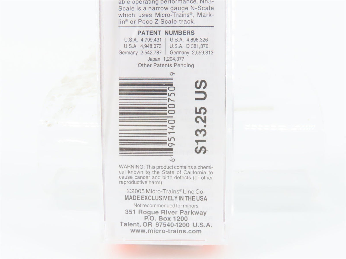 Nn3 Scale Micro-Trains MTL 80000070 East Broad Top Single Door Box Car #163