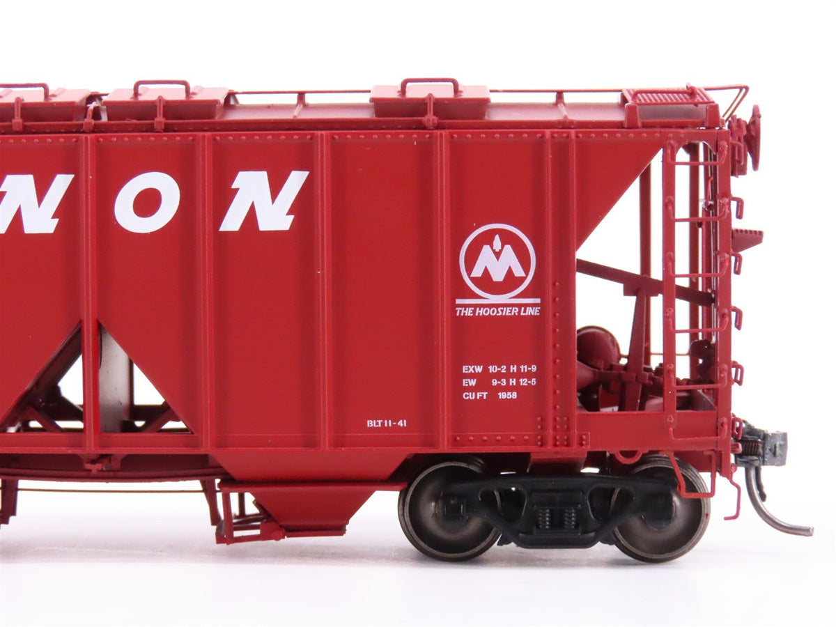 HO Scale Intermountain 48662-01 MON Monon &quot;Hoosier Line&quot; 2-Bay Hopper Car #4209