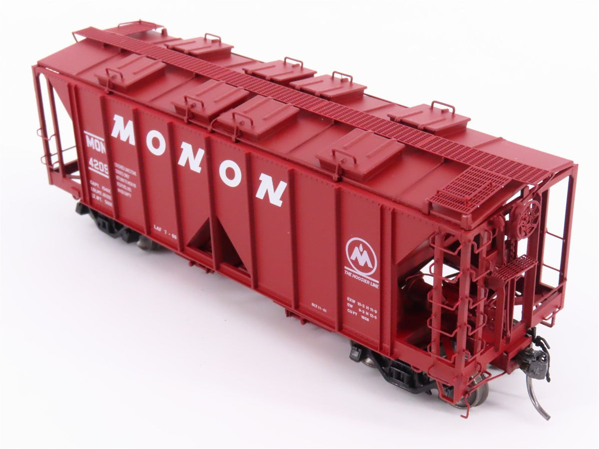 HO Scale Intermountain 48662-01 MON Monon &quot;Hoosier Line&quot; 2-Bay Hopper Car #4209