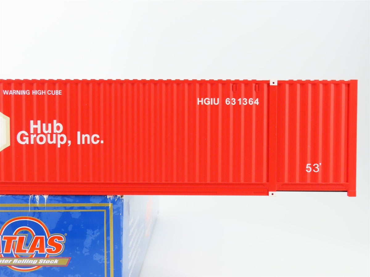 O Scale Atlas 3006302-4 HGIU Hub Group Jindo 53&#39; Intermodal Container #631364