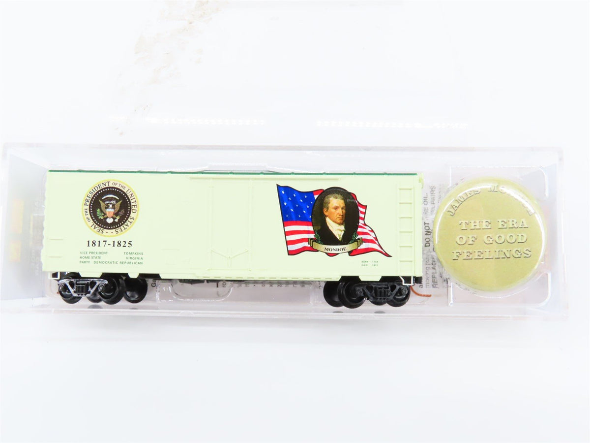 N Scale Micro-Trains MTL 07400105 James Monroe President 40&#39; Box Car #1817-1825