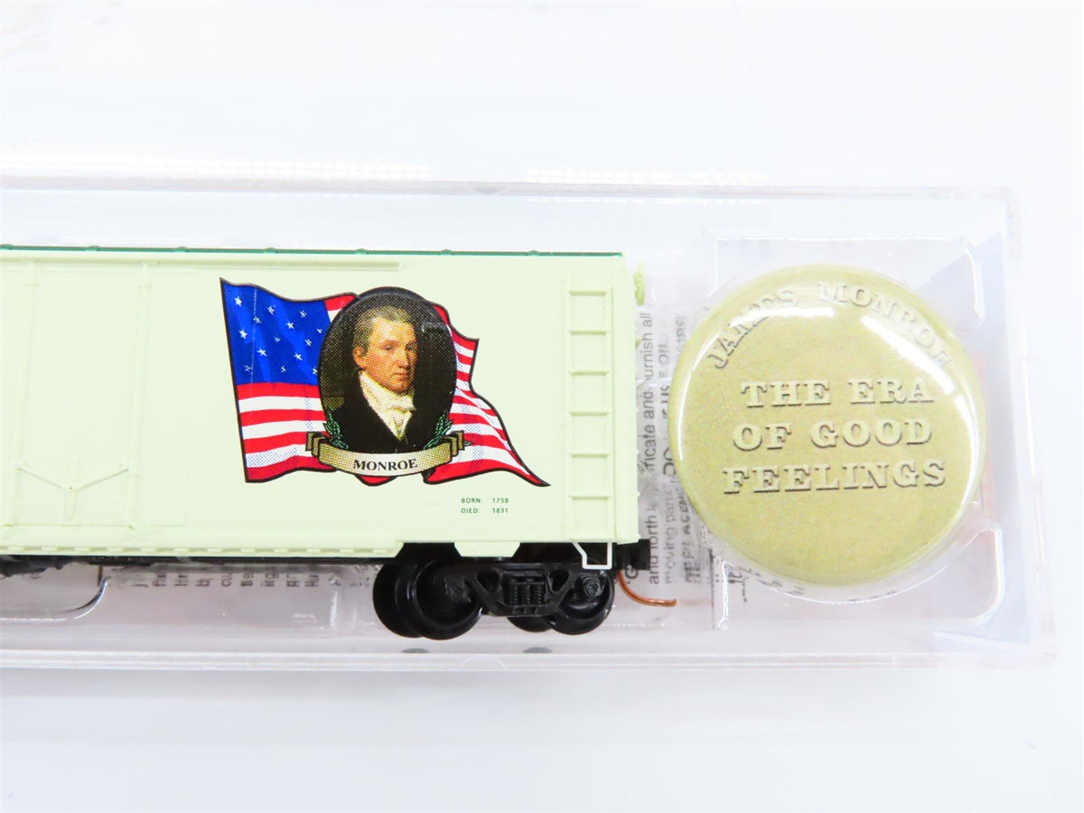 N Scale Micro-Trains MTL 07400105 James Monroe President 40&#39; Box Car #1817-1825