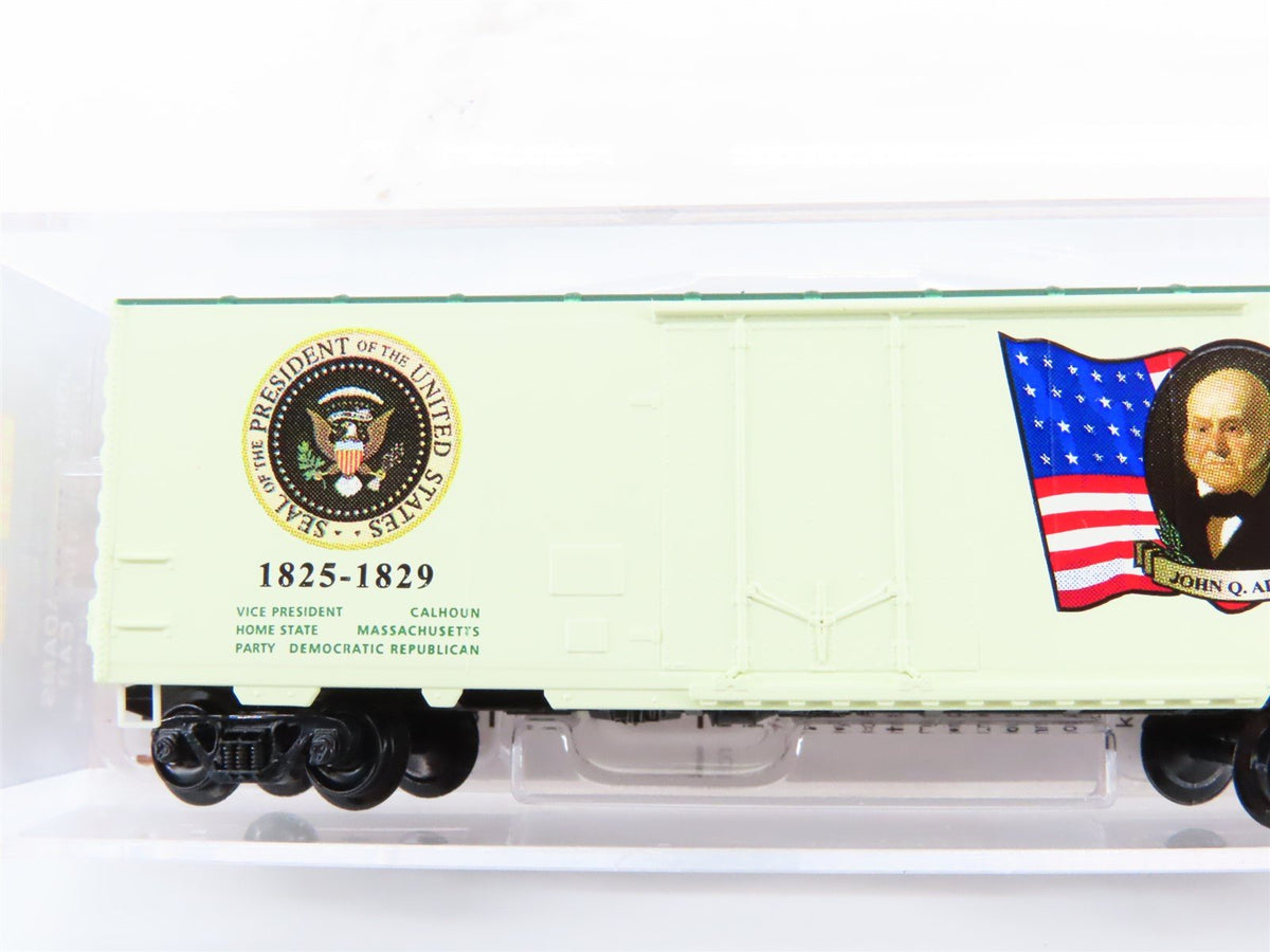 N Micro-Trains MTL 07400106 John Quincy Adams President 40&#39; Box Car #1825-1829