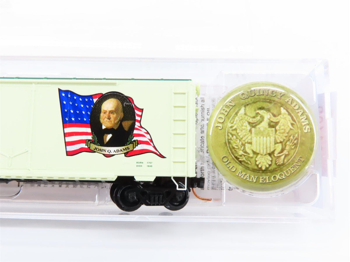 N Micro-Trains MTL 07400106 John Quincy Adams President 40&#39; Box Car #1825-1829