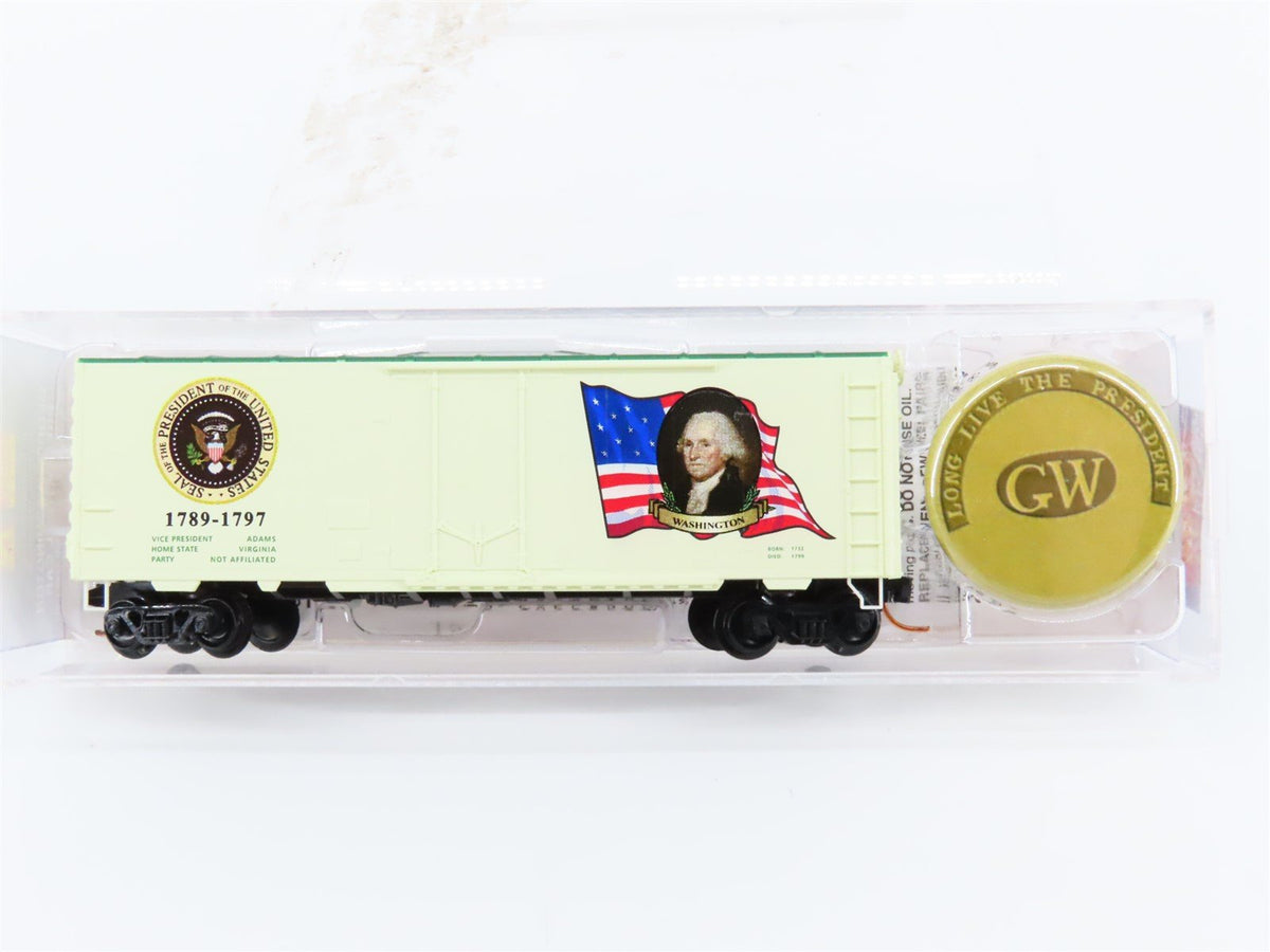 N Micro-Trains MTL 07400101 George Washington President 40&#39; Box Car #1789-1797