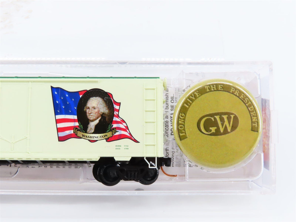 N Micro-Trains MTL 07400101 George Washington President 40&#39; Box Car #1789-1797