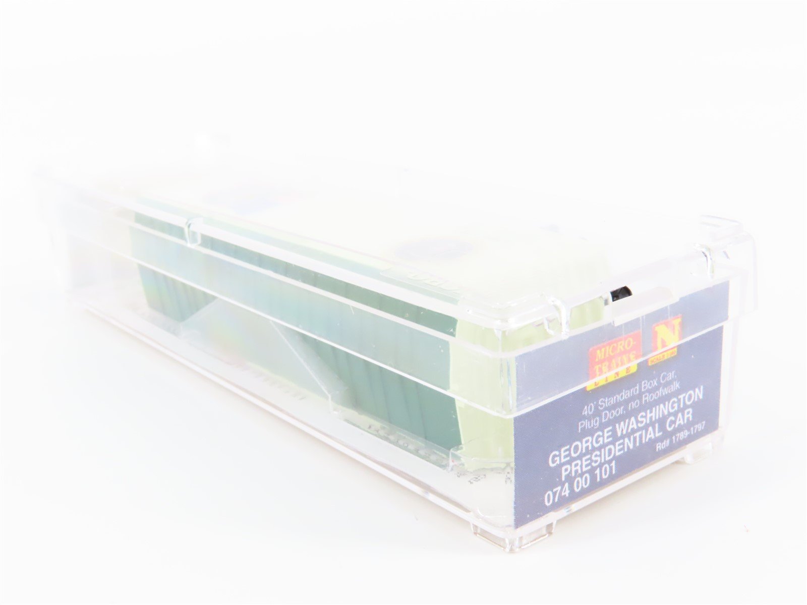 N Micro-Trains MTL 07400101 George Washington President 40' Box Car #1789-1797